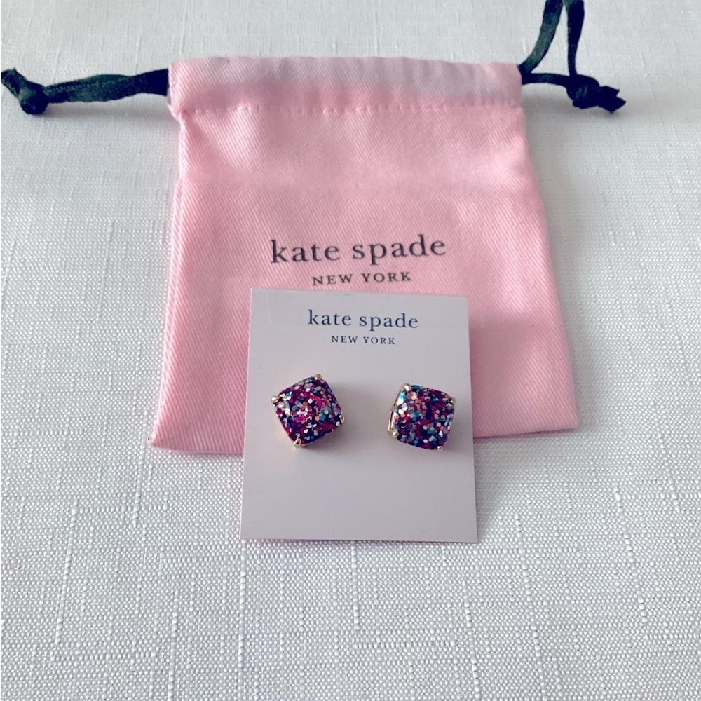 Kate Spade Square Confetti Stud Earrings